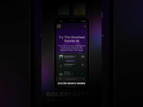 Discover real-time player insights with GoldCleats.AI 🧠