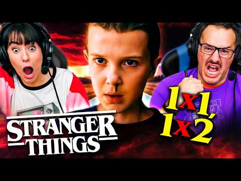 STRANGER THINGS Season 1, Episodes 1 &amp; 2 REACTION!! Millie Bobby Brown | David Harbour | Netflix
