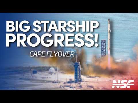 SpaceX Florida Starship Launch Mount AND Flame Trench Spotted!