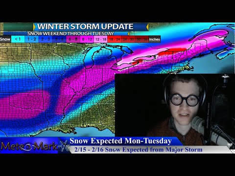 Historic Winter Storm Uri To Unleash its Fury From Deep South to Northeast Snow &amp; Ice, Feb 14, 2021