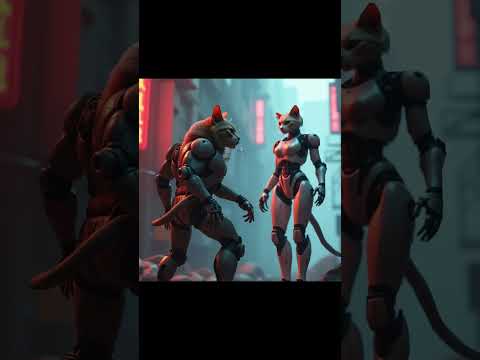 The Cat Rebellion: How Felines Took Over the Future!&quot; #animation
