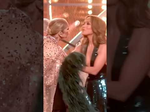 Jennifer Lopez &amp; Celine Dion Kiss #JLo #Shorts