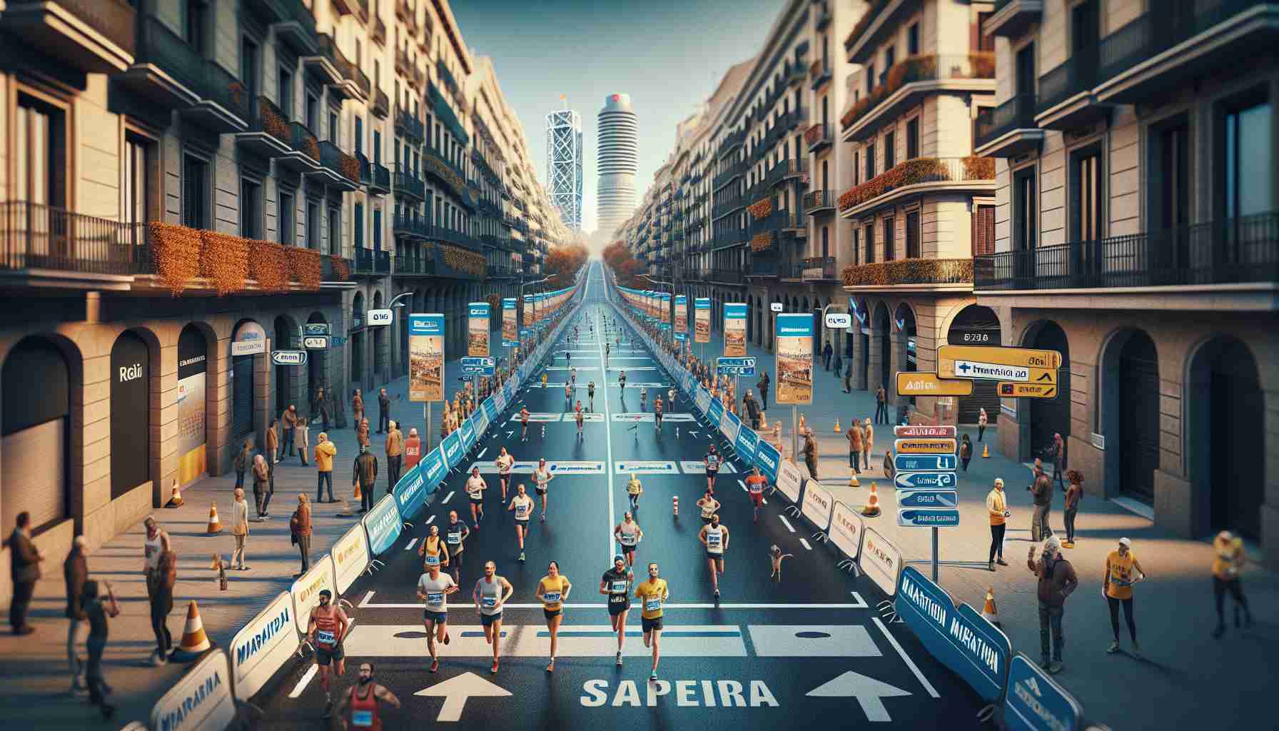 Barcelona Braces for Marathon Spectacle as Streets Transform into Running Avenues