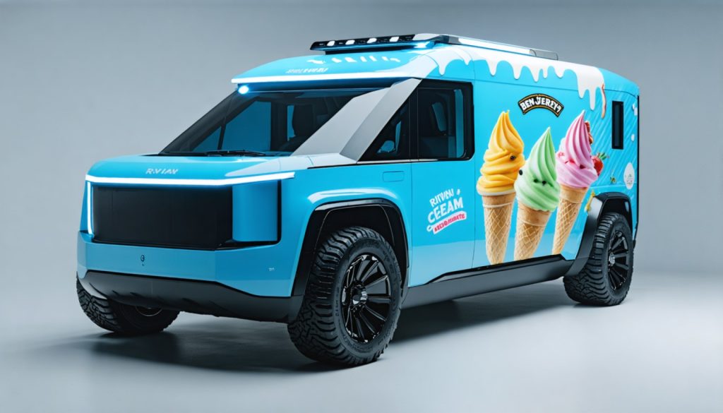 Rivian and Ben & Jerry’s Unveil the Ultimate Ice Cream Truck of the Future Rivian and Ben & Jerry’s Unveil the Ultimate Ice Cream Truck of the Future