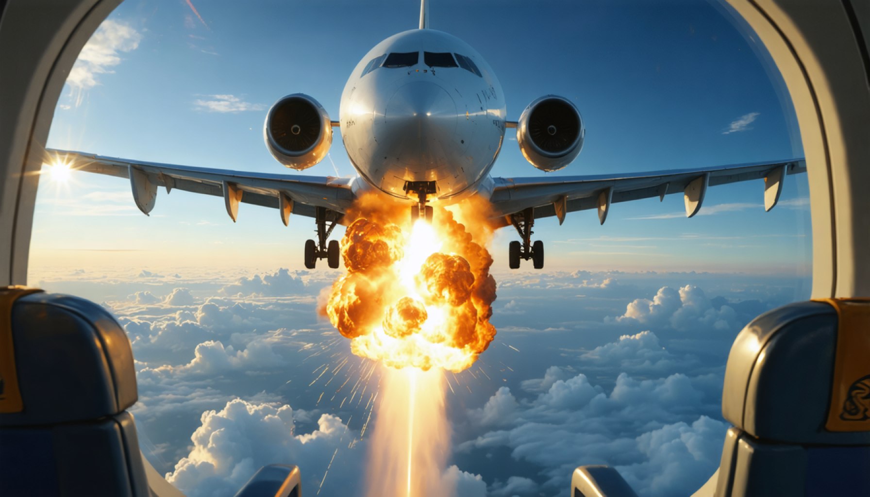 Spectacle in the Sky: Plane Passengers Catch Fiery Starship Explosion